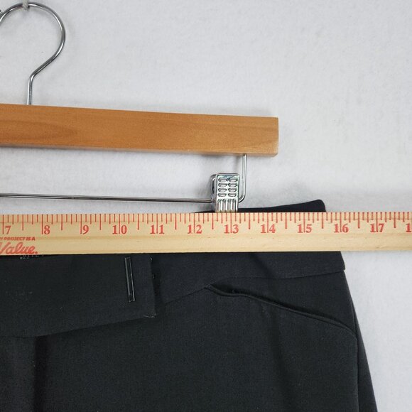 WHBM Pants Womens 8 Black Legacy Modern Boot Cut Mid Rise Flat Front Classic - Picture 5 of 13